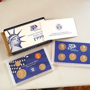 1999 Double US Mint Proof Sets